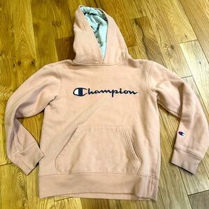 Champion Hoodie Sweatshirt Youth Medium